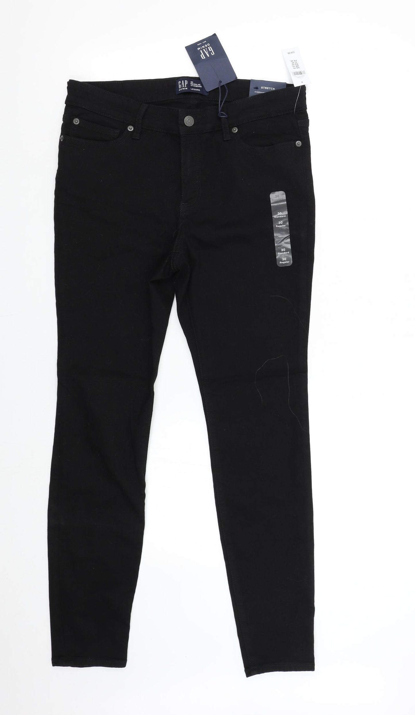 Gap Womens Black  Denim Skinny Jeans Size 30 L28 in