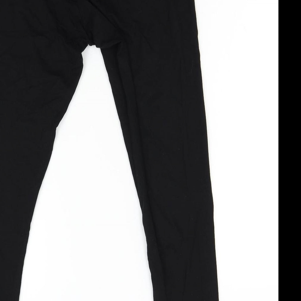 H&M Womens Black   Carrot Trousers Size XL L28 in