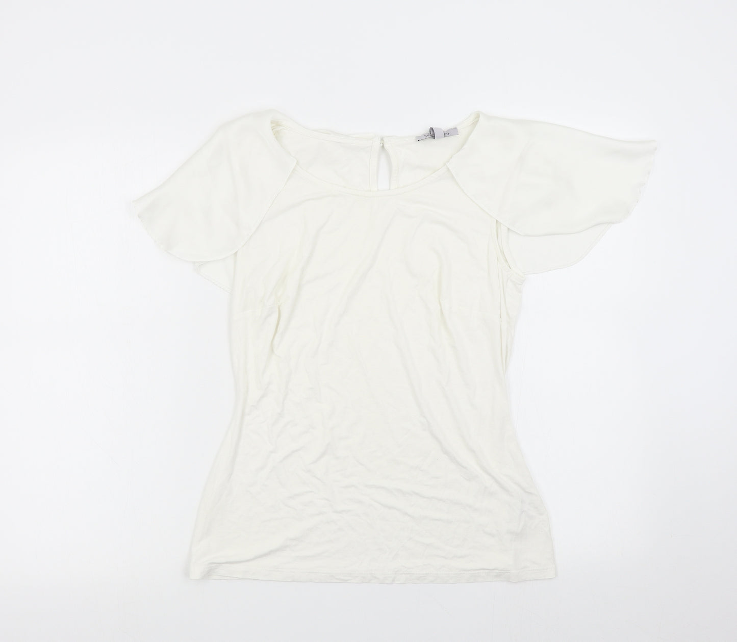 Bravissimo Womens Ivory   Basic T-Shirt Size 12
