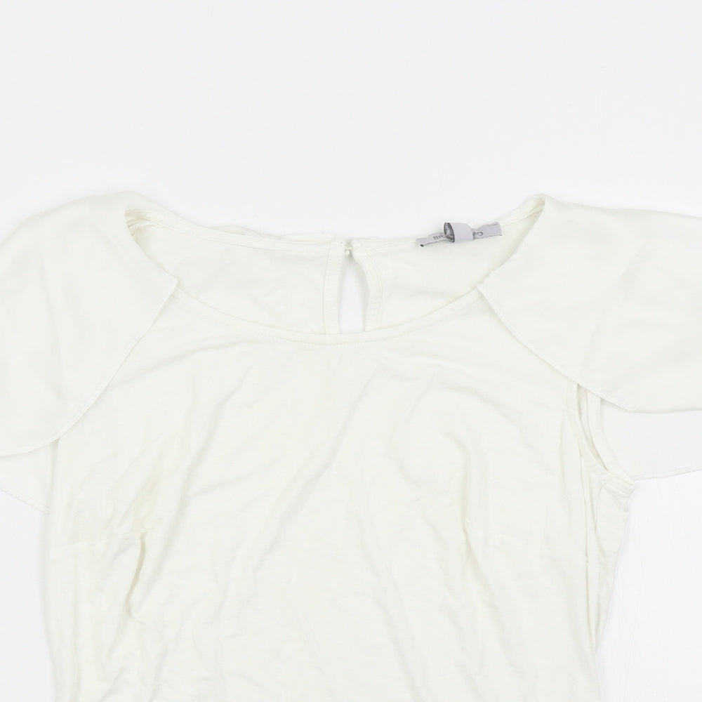 Bravissimo Womens Ivory   Basic T-Shirt Size 12