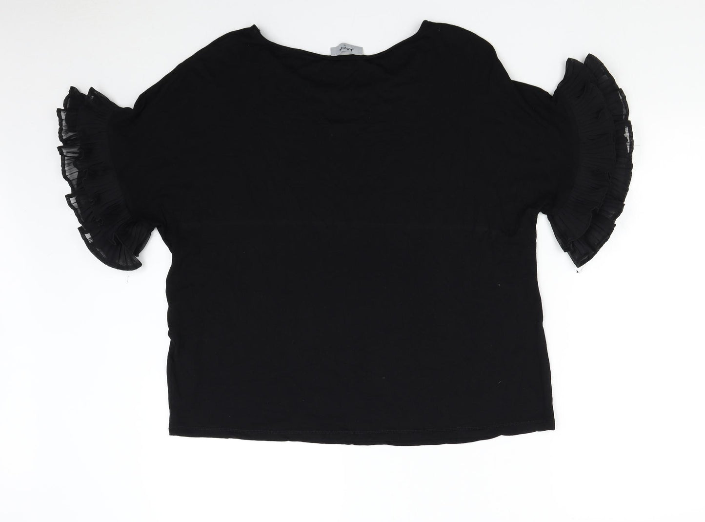 Matalan Womens Black   Basic T-Shirt Size 14