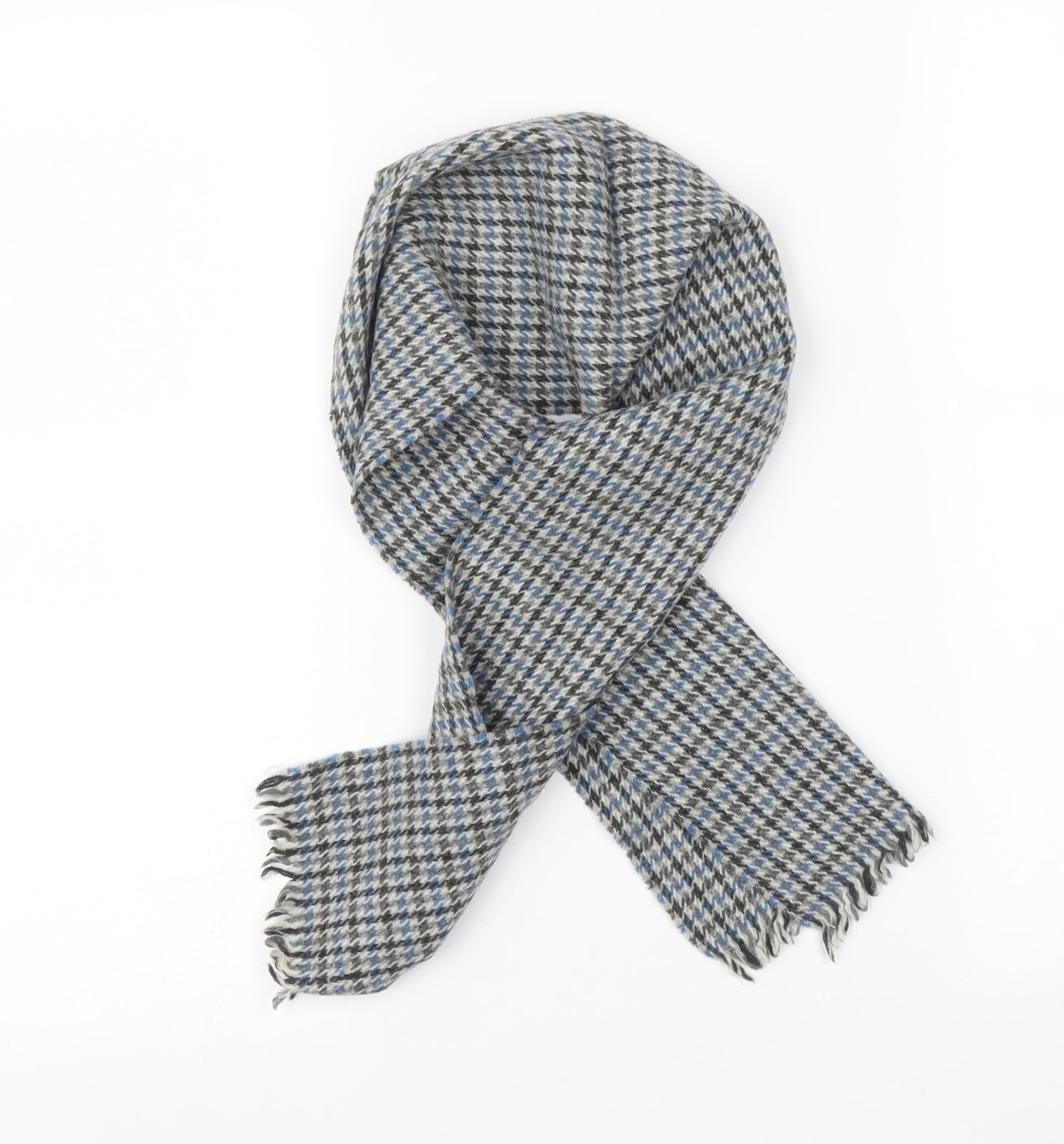 M&S Womens Grey Houndstooth   Scarf