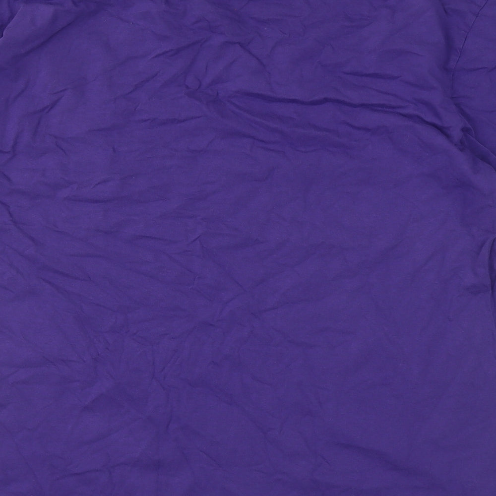 Uneek Mens Purple    T-Shirt Size 4XL