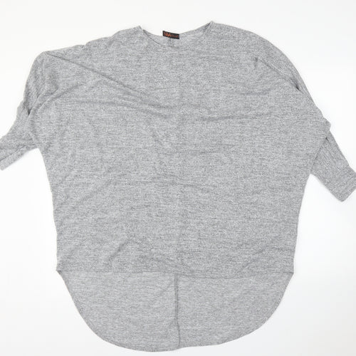 Style Plus Womens Grey   Basic Blouse Size M