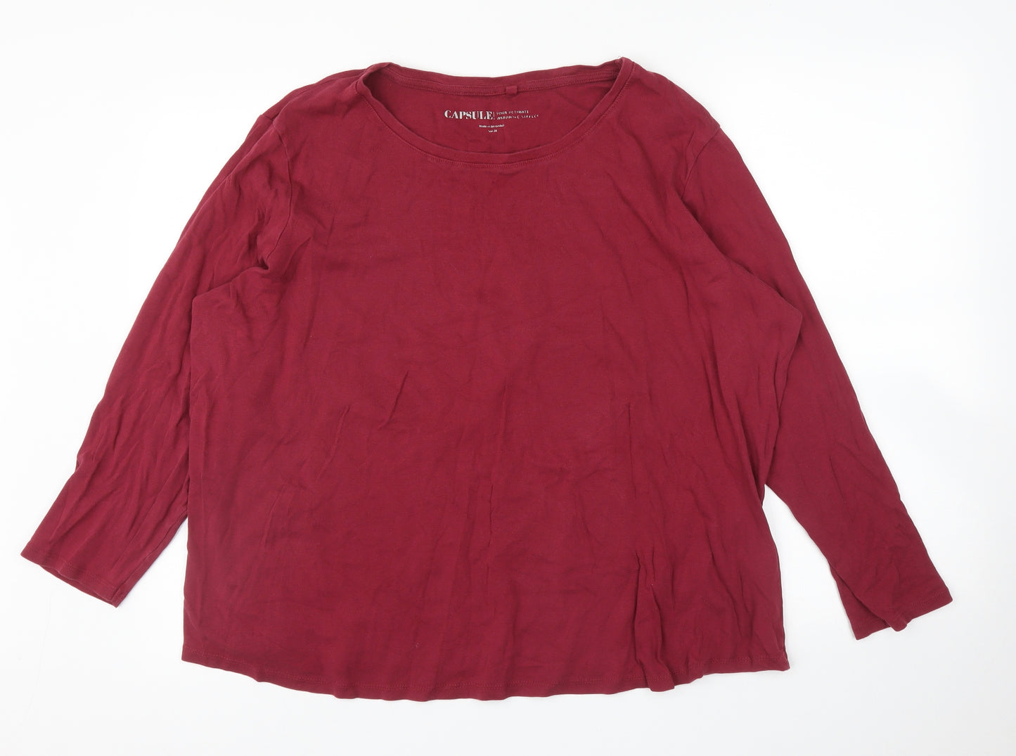 Capsule Womens Purple   Basic T-Shirt Size 28