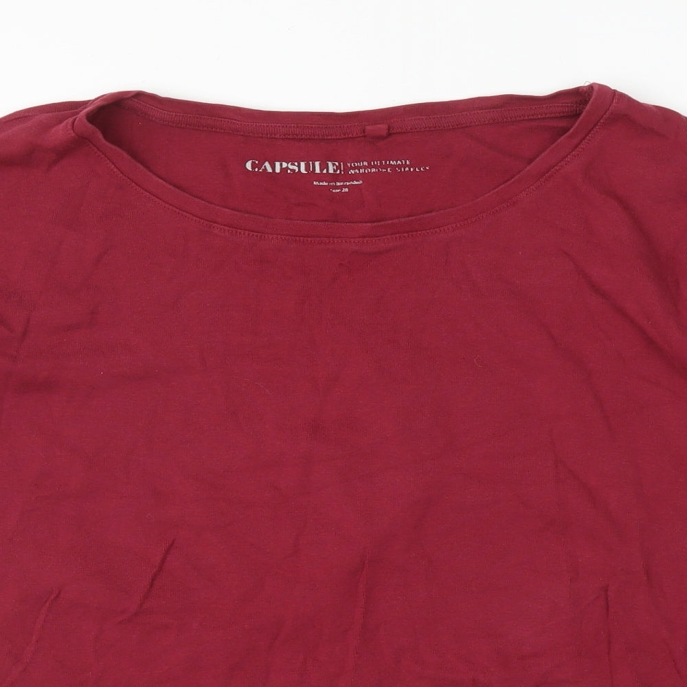 Capsule Womens Purple   Basic T-Shirt Size 28