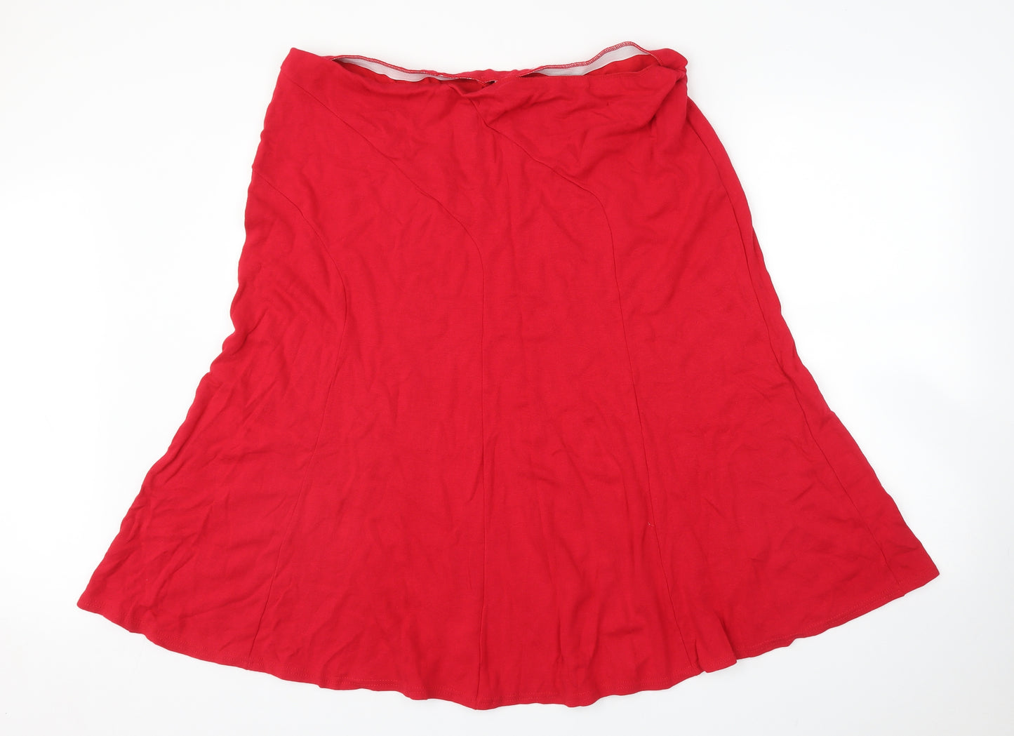 Classics Womens Red   A-Line Skirt Size 24