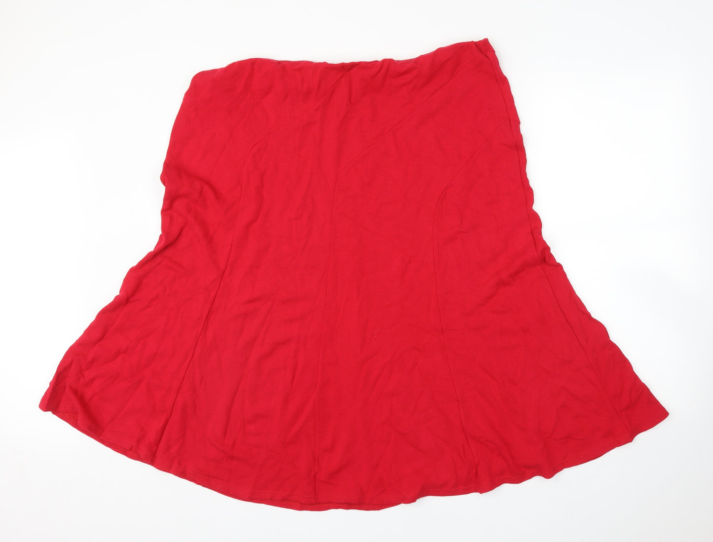 Classics Womens Red   A-Line Skirt Size 24