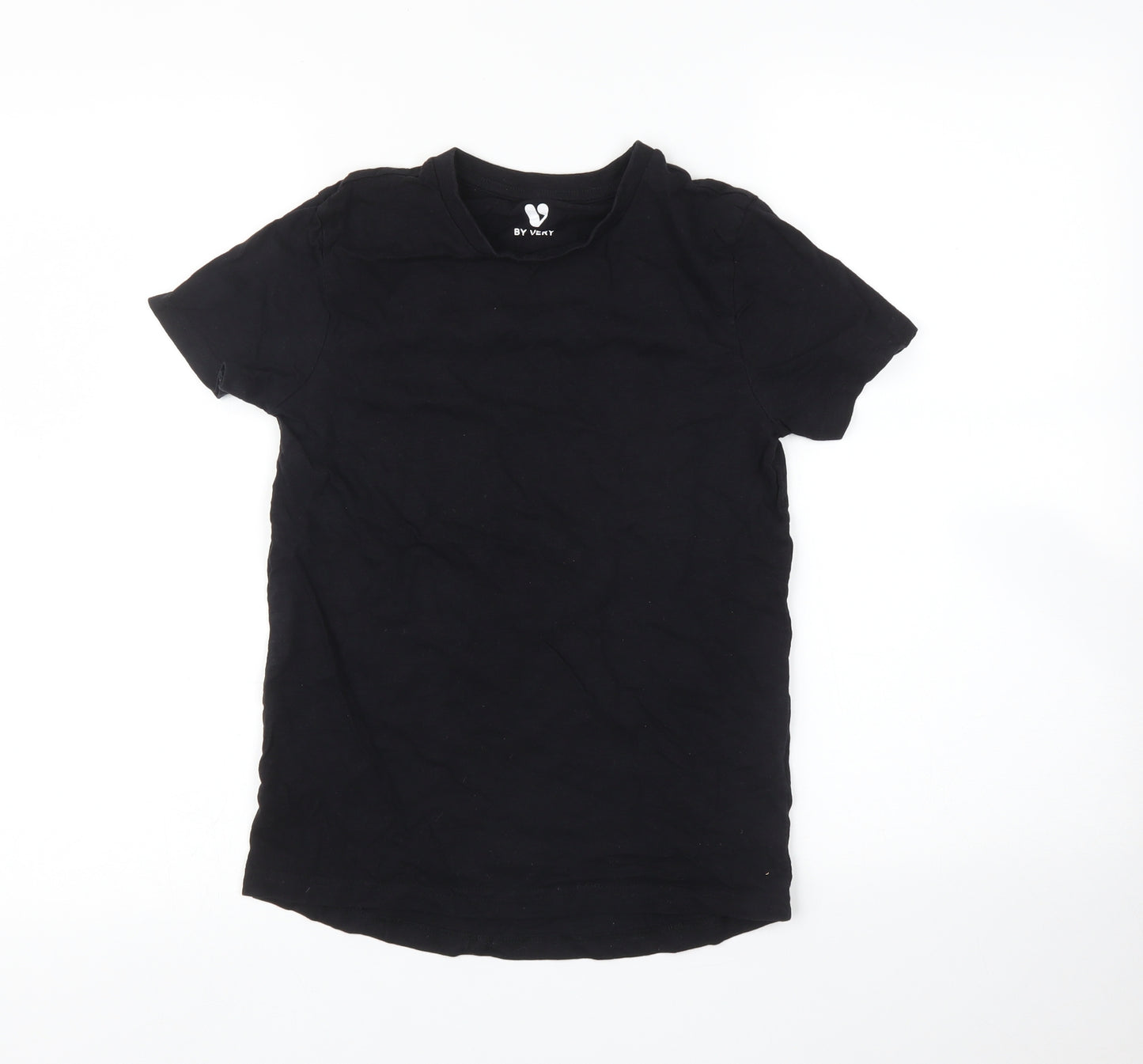Very Boys Black   Basic T-Shirt Size 10 Years