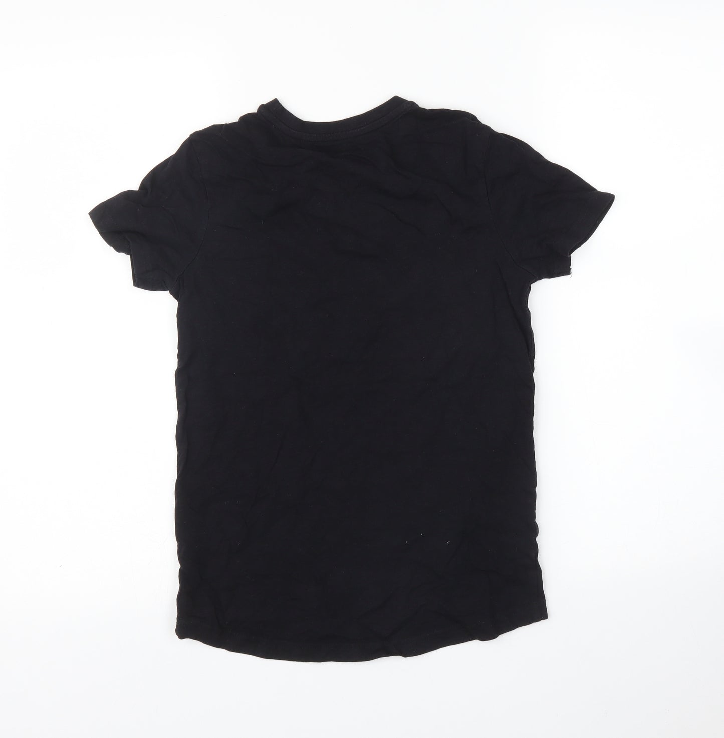 Very Boys Black   Basic T-Shirt Size 10 Years