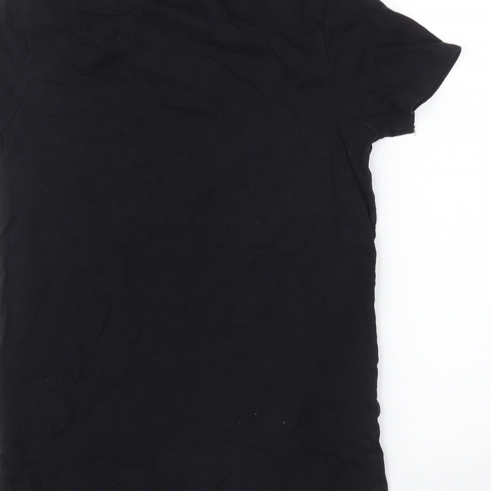 Very Boys Black   Basic T-Shirt Size 10 Years