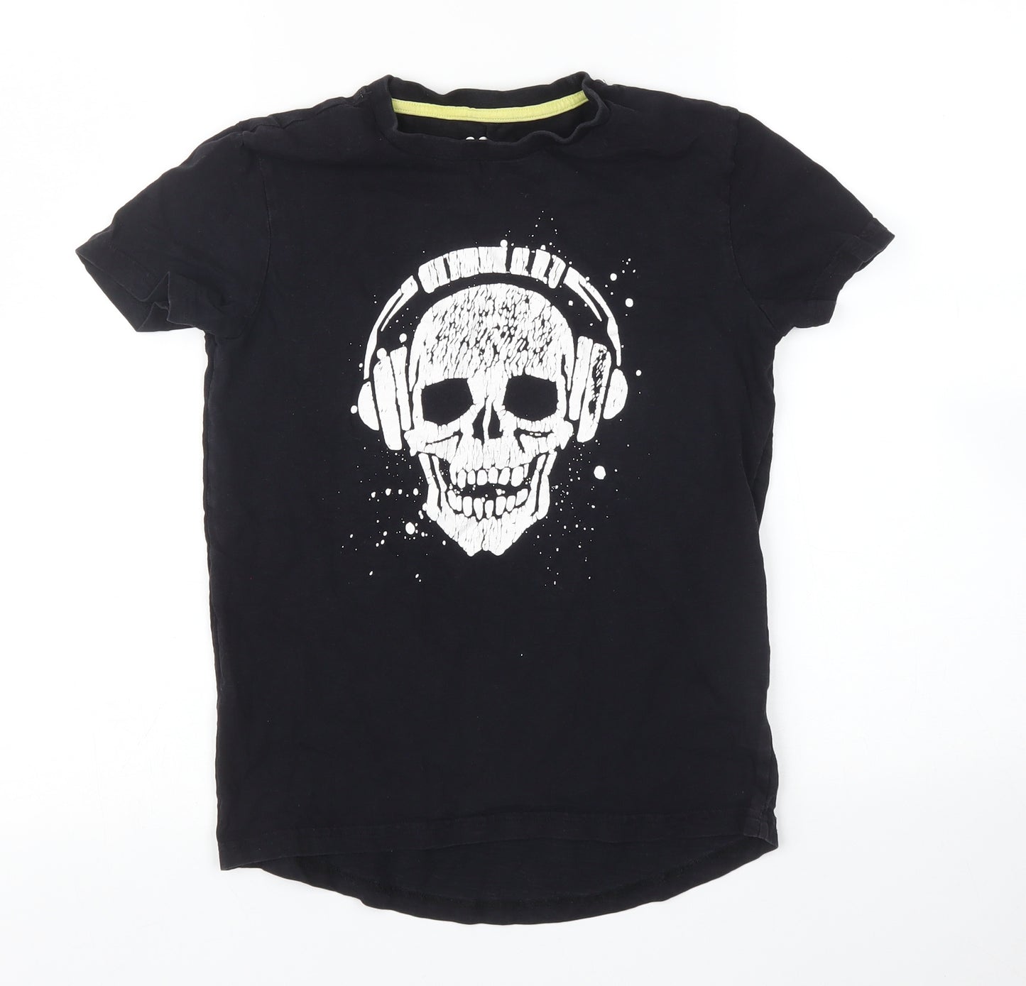 Very Boys Black   Basic T-Shirt Size 10 Years