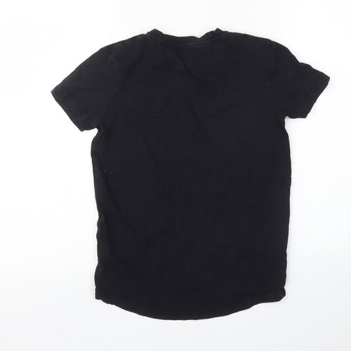 Very Boys Black   Basic T-Shirt Size 10 Years