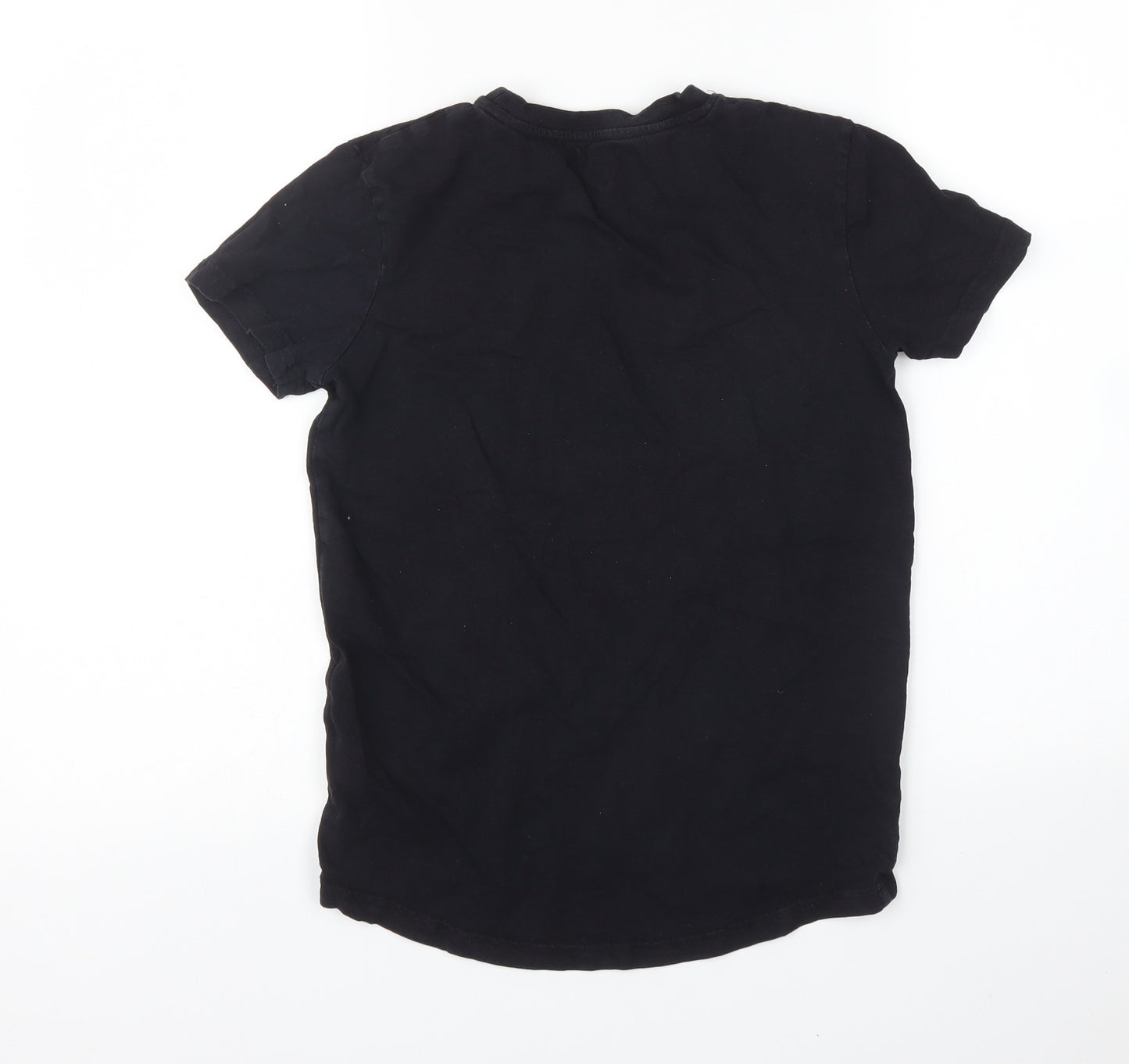 Very Boys Black   Basic T-Shirt Size 10 Years