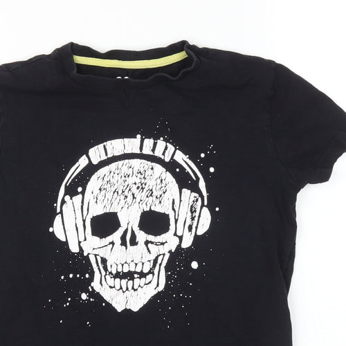 Very Boys Black   Basic T-Shirt Size 10 Years