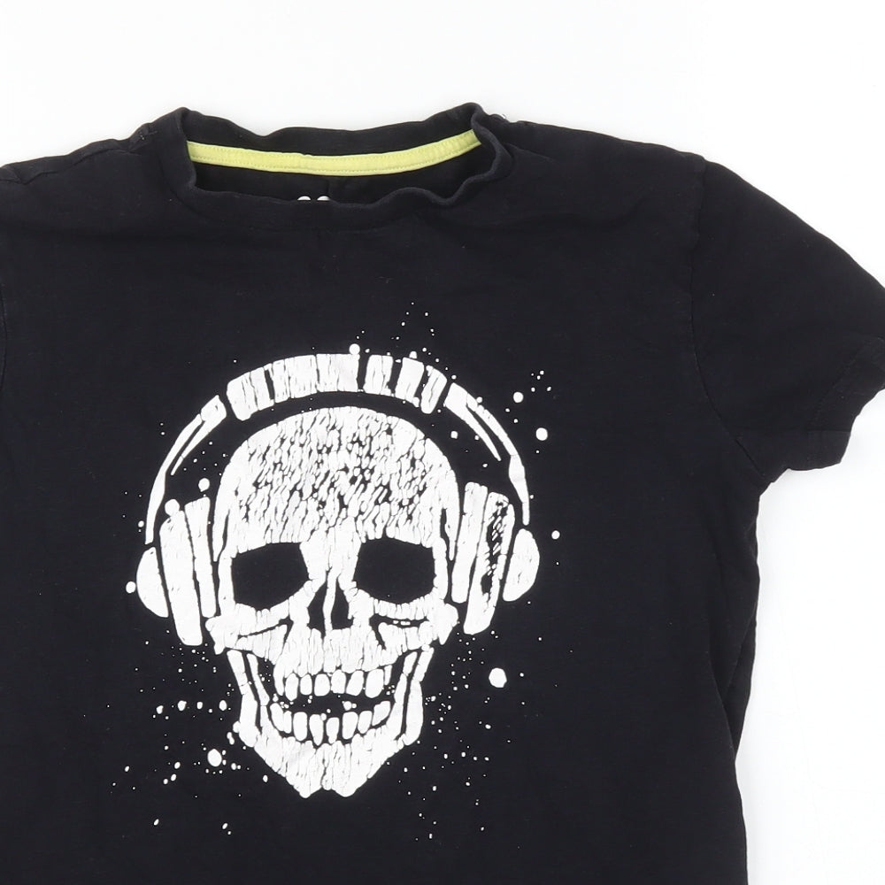 Very Boys Black   Basic T-Shirt Size 10 Years
