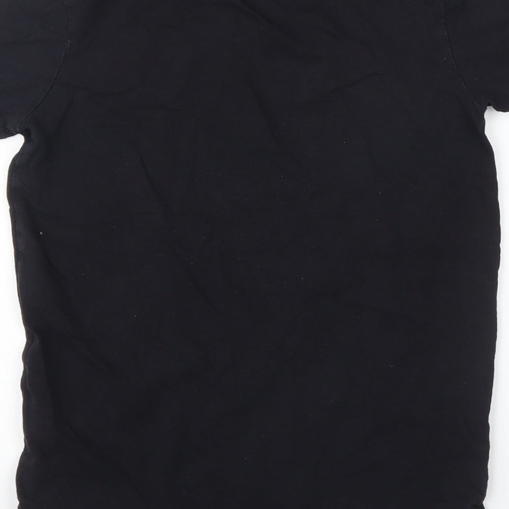 Very Boys Black   Basic T-Shirt Size 10 Years