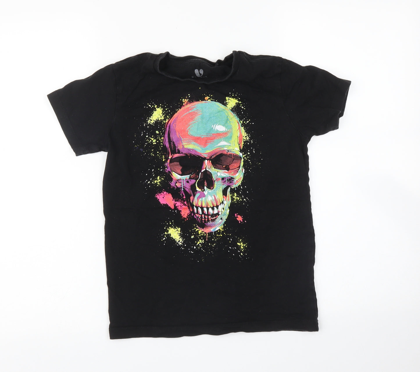 Very Boys Black   Basic T-Shirt Size 10 Years