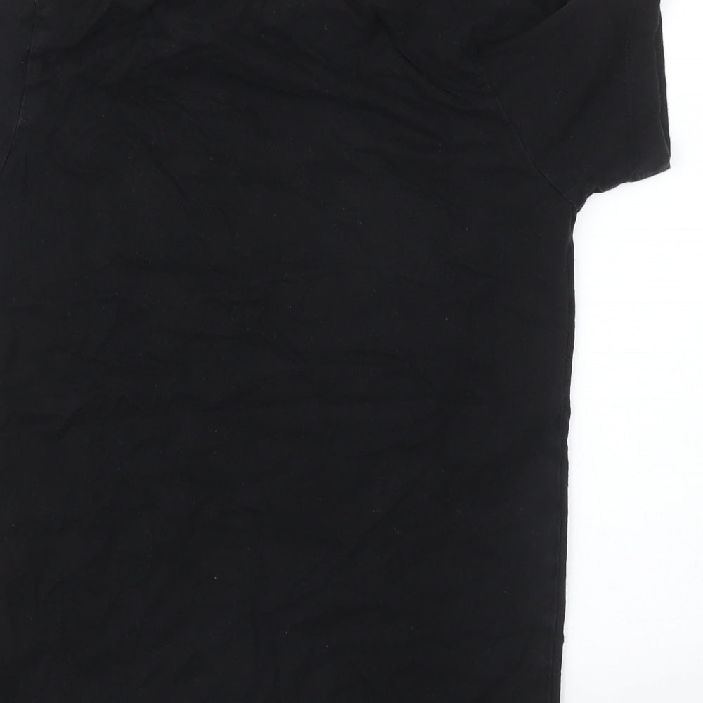 Very Boys Black   Basic T-Shirt Size 10 Years