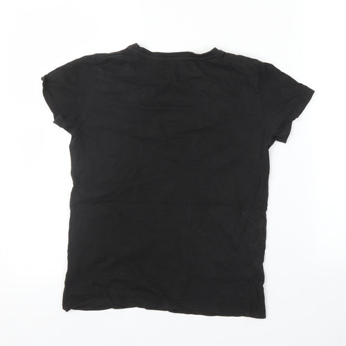 Primark Boys Black   Basic T-Shirt Size 10 Years