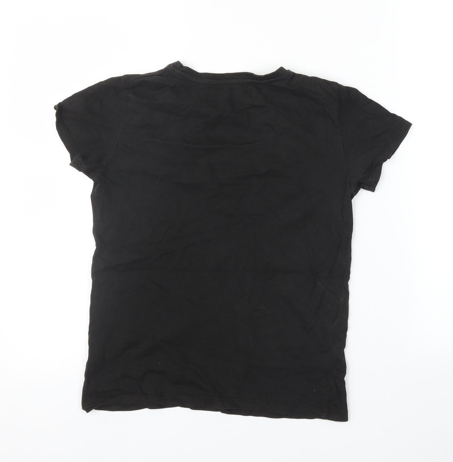Primark Boys Black   Basic T-Shirt Size 10 Years