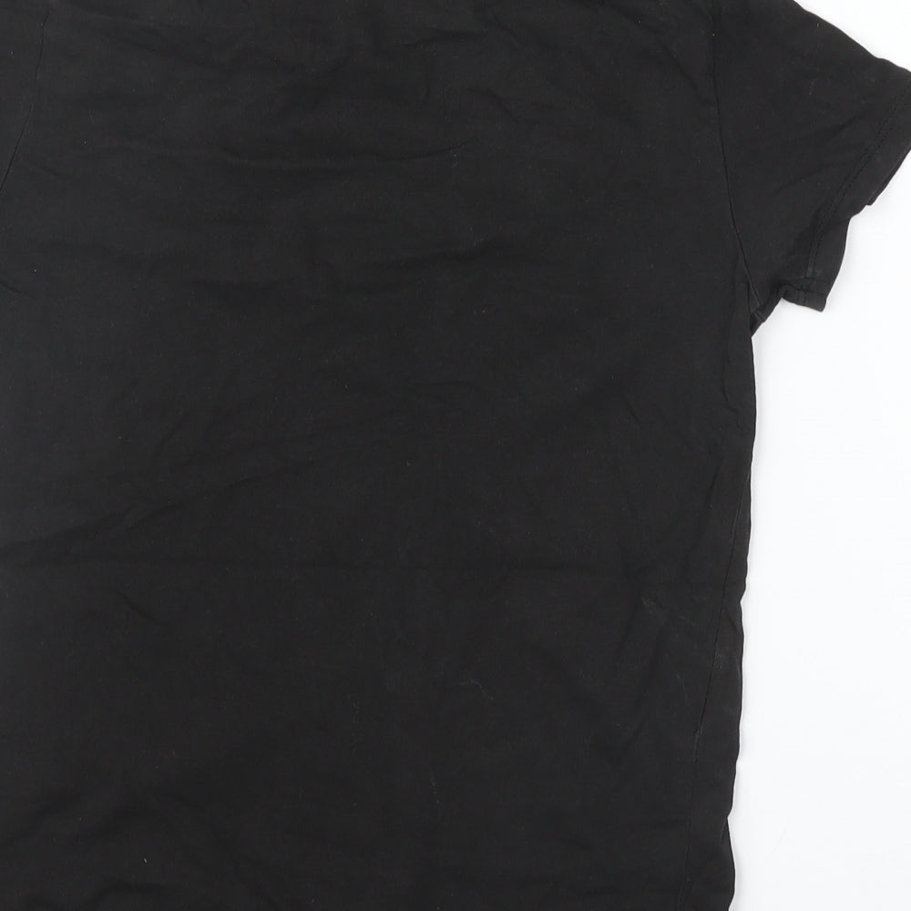 Primark Boys Black   Basic T-Shirt Size 10 Years