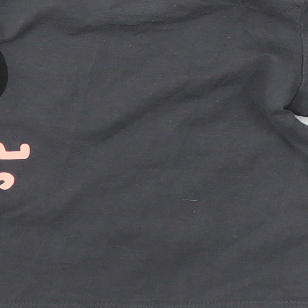 Nutmeg Girls Grey   Basic T-Shirt Size 12-18 Months  - Minnie Mouse