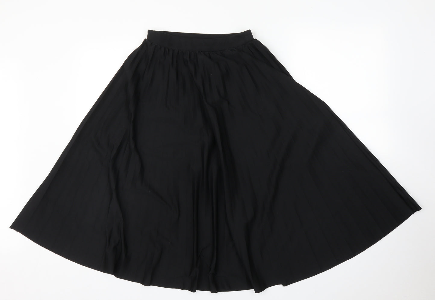 Pull&Bear Womens Black   Pleated Skirt Size S