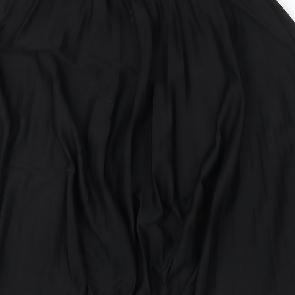 Pull&Bear Womens Black   Pleated Skirt Size S