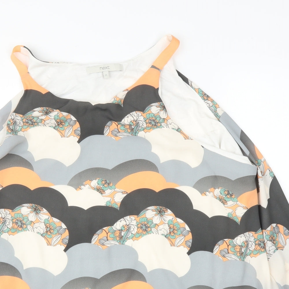NEXT Womens Grey   Basic Blouse Size 22