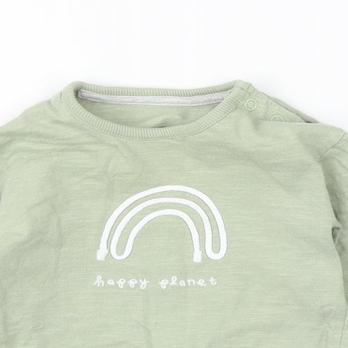 George Baby Green   Basic T-Shirt Size 9-12 Months