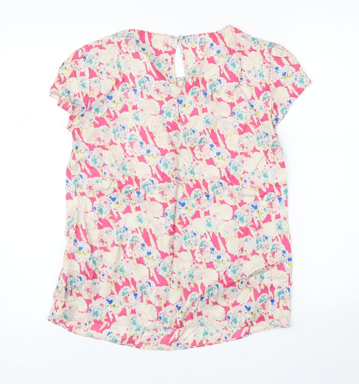 Boden Womens Pink Floral  Basic Blouse Size 10