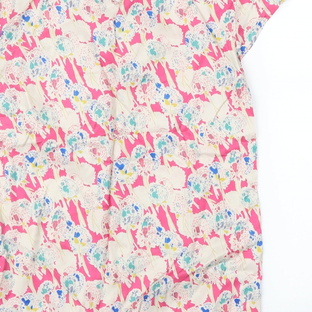 Boden Womens Pink Floral  Basic Blouse Size 10