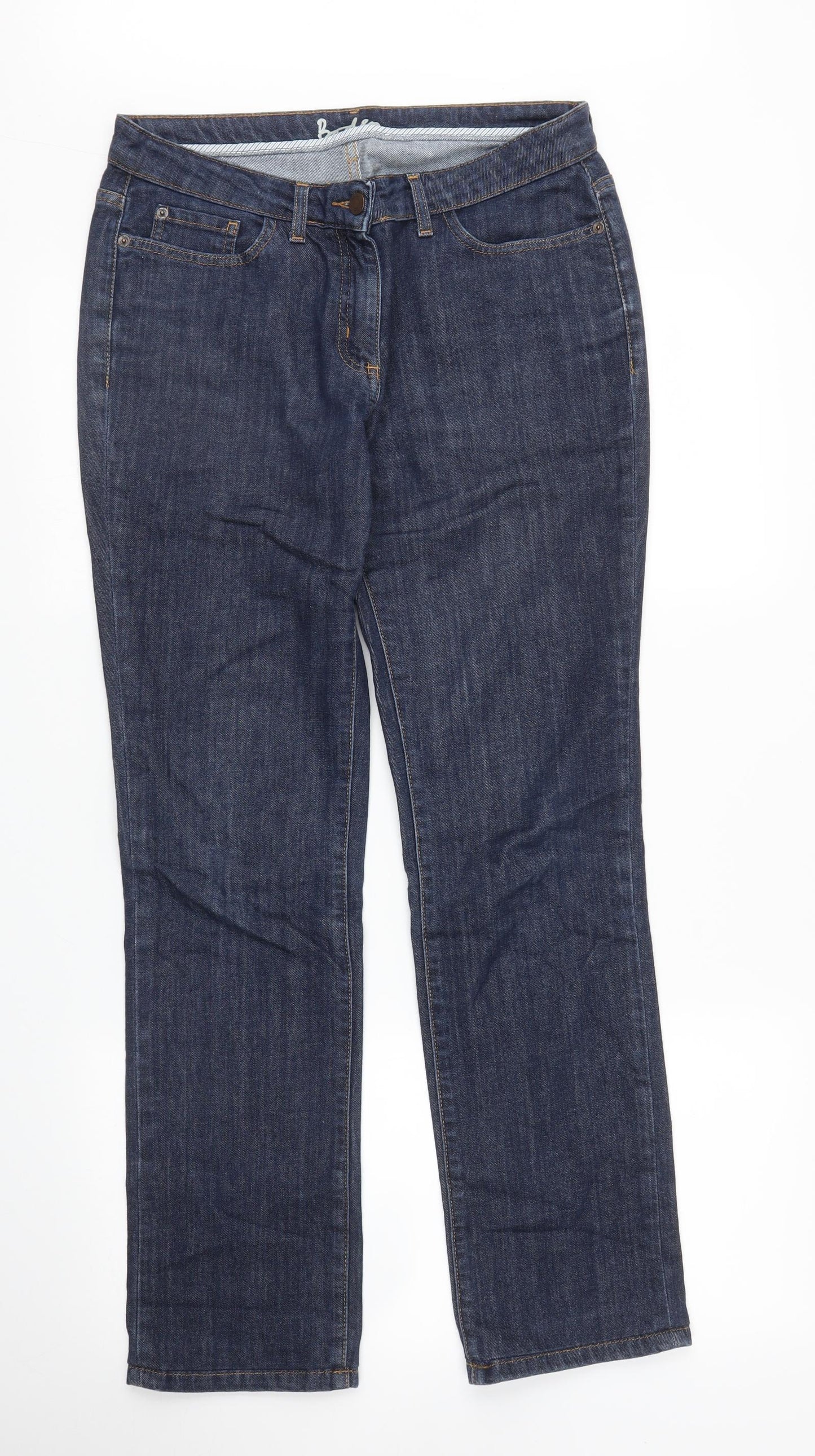Boden Womens Blue  Denim Bootcut Jeans Size 12 L28 in