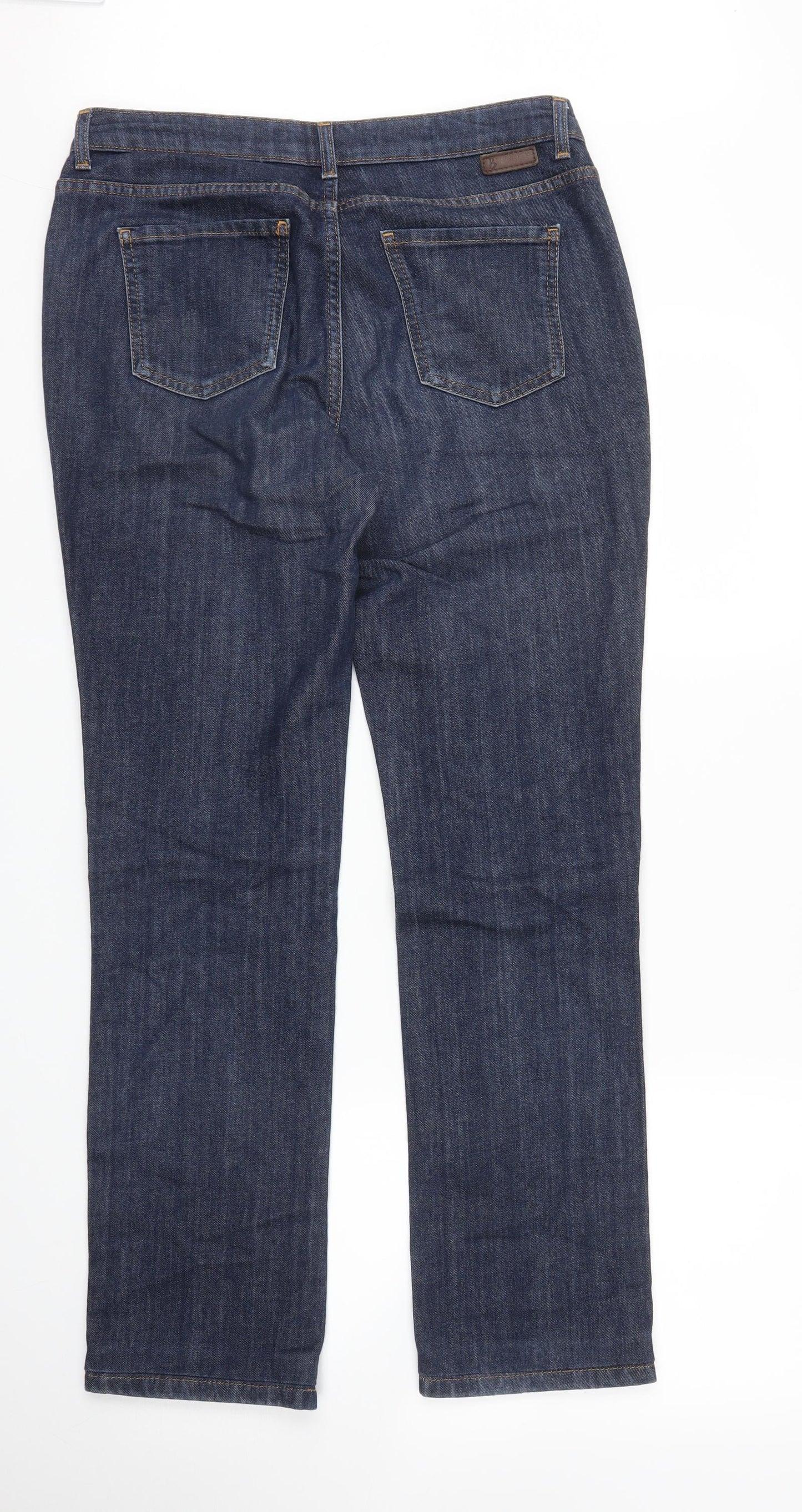Boden Womens Blue  Denim Bootcut Jeans Size 12 L28 in