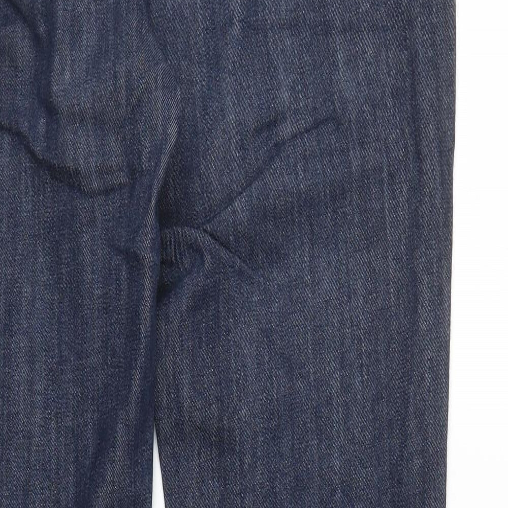 Boden Womens Blue  Denim Bootcut Jeans Size 12 L28 in