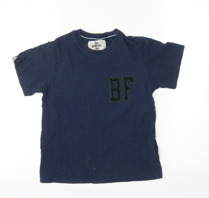 Bellfield Girls Blue Basic T-Shirt Size 7 Years