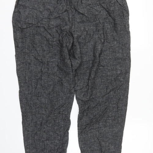 Nutmeg Womens Grey   Capri Trousers Size 16 L24 in