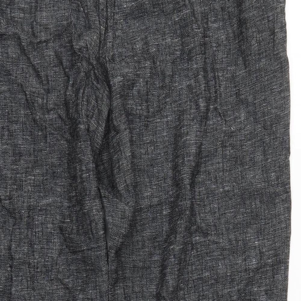 Nutmeg Womens Grey   Capri Trousers Size 16 L24 in
