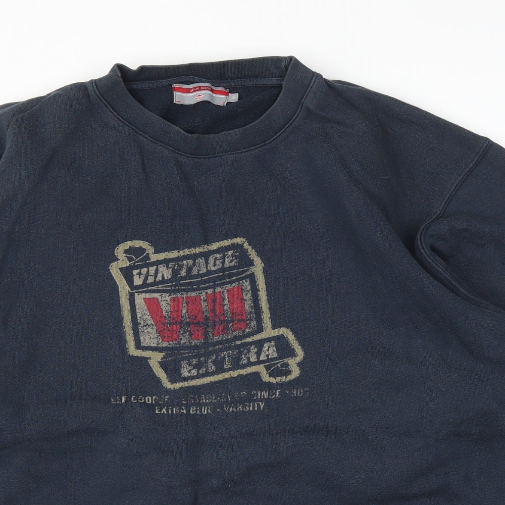 Lee Cooper Mens Blue   Pullover Jumper Size XL