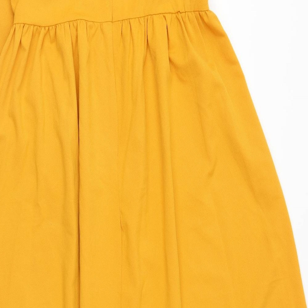 Cameo Rose Womens Yellow   A-Line  Size 12