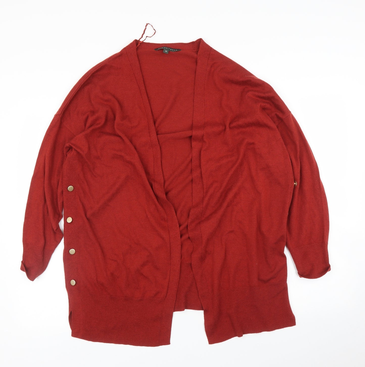 Bonmarché Womens Orange   Cardigan Jumper Size 20