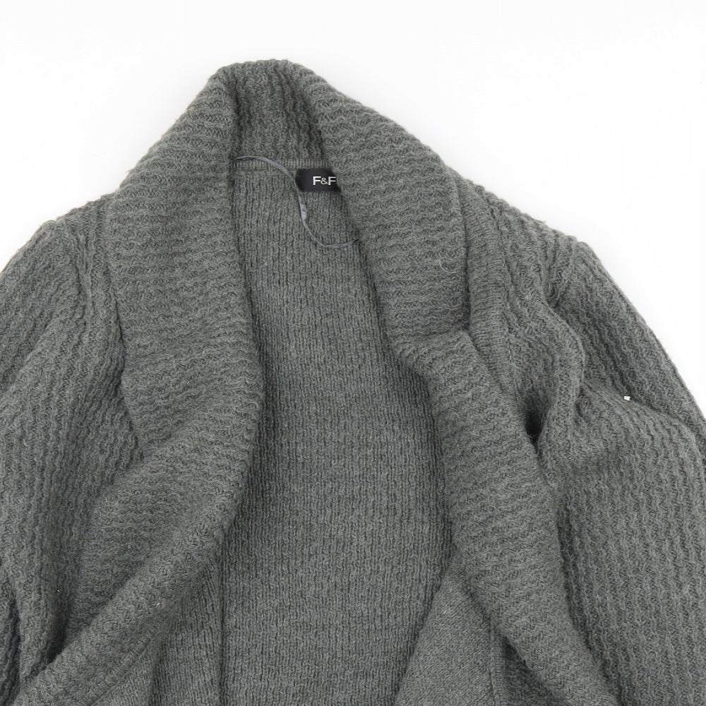 F&F Womens Green   Cardigan Jumper Size 16