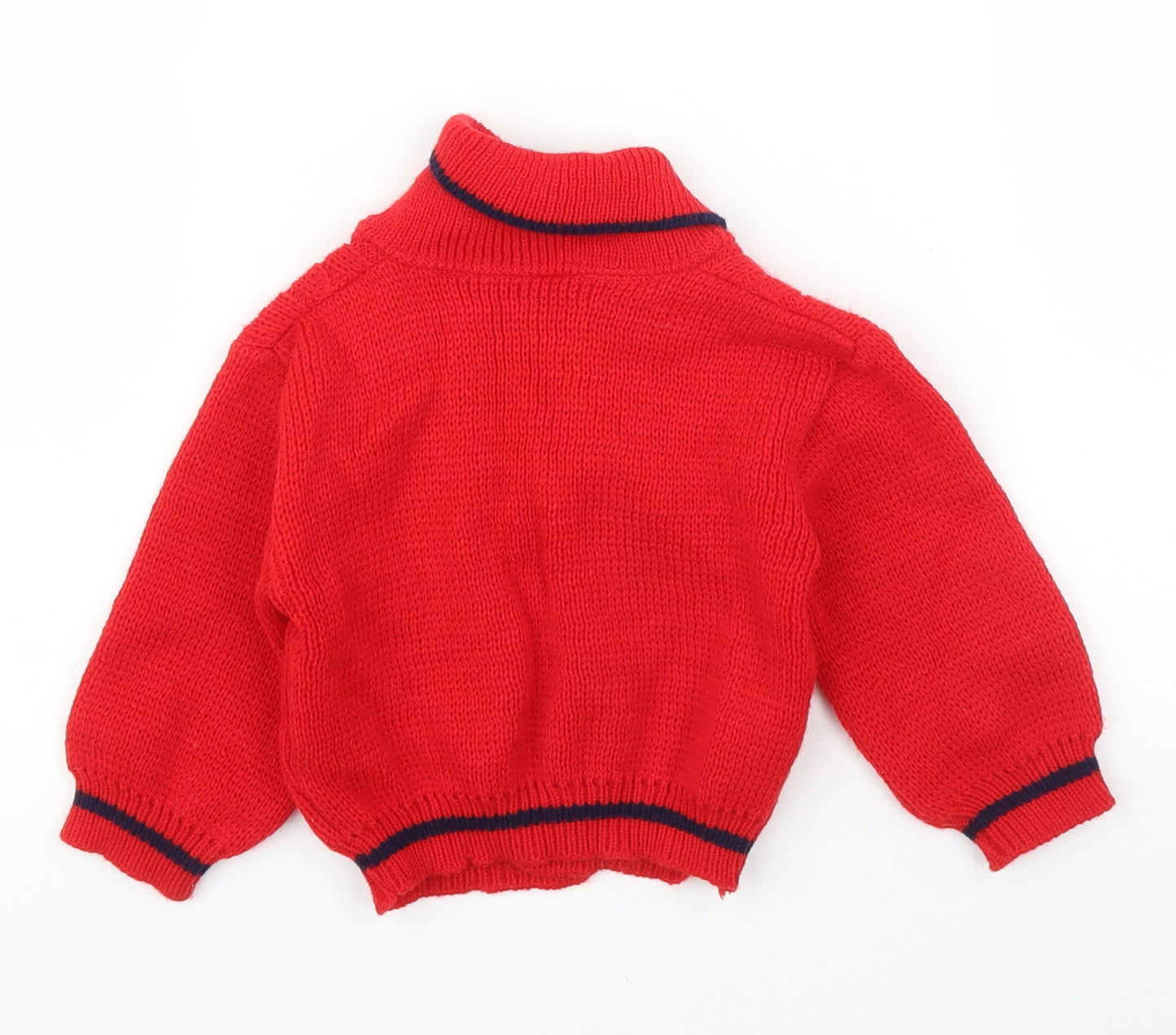 Preworn Baby Red   Cardigan Jumper Size 12-18 Months