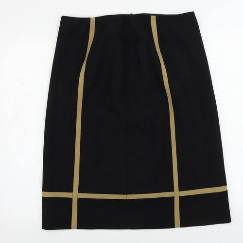 Viyella  Womens Black   A-Line Skirt Size 14
