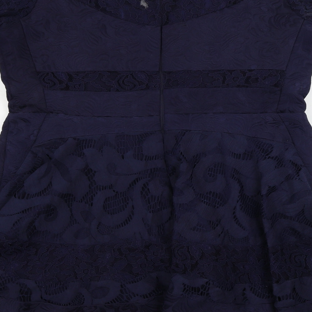 Coast Womens Black   A-Line  Size 16