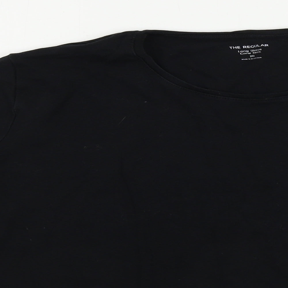 Marks and Spencer  Womens Black   Basic T-Shirt Size 20