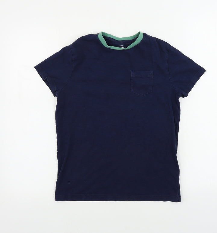 Marks and Spencer  Boys Blue   Basic T-Shirt Size 10-11 Years