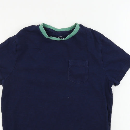 Marks and Spencer  Boys Blue   Basic T-Shirt Size 10-11 Years