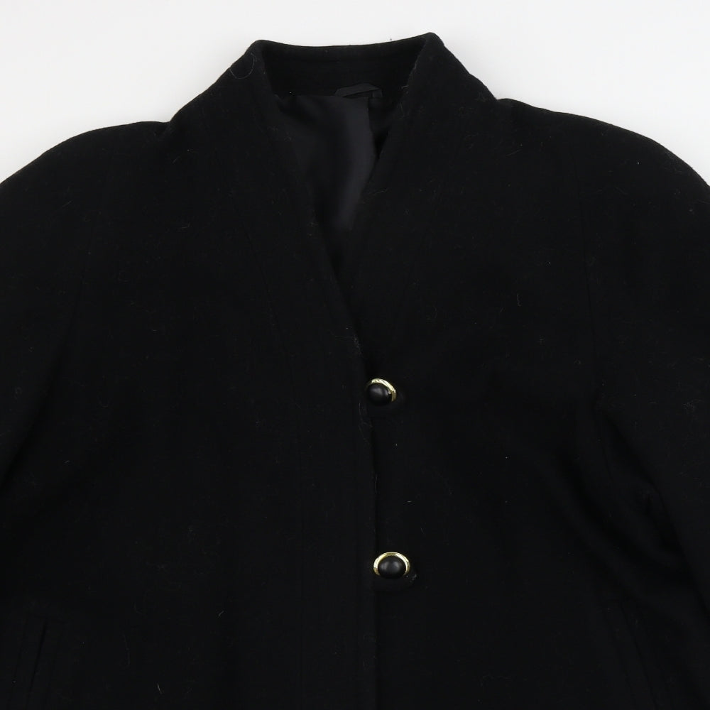 Richards  Womens Black   Jacket Coat Size 14